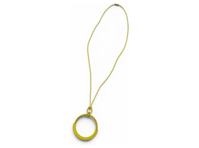 Hermès HERMES Loop Grand Halskette Gelb - Ansicht 3