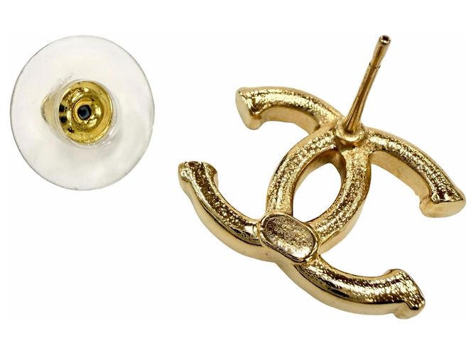 Orecchini Chanel B24V ABB375 Coco Mark Tweed Incisi D'oro - vista 6