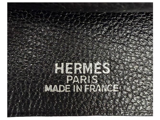 Hermès Collana Clochette Margiela Era in pelle con finiture argentate Hermes Nero - vista 7
