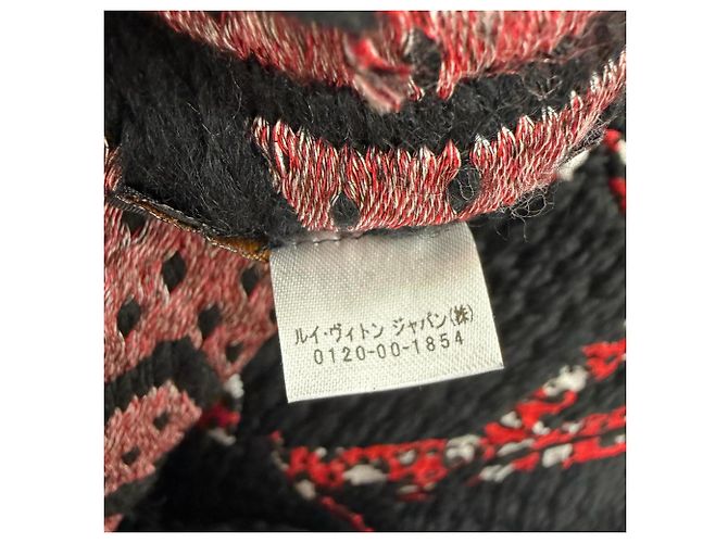 Stola Louis Vuitton Giant Monogram Jungle Nero - vista 7
