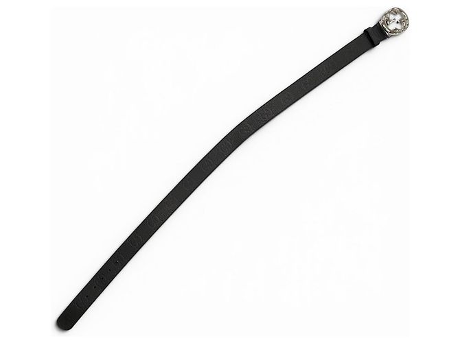 Gucci Leather GG Pattern Interlocking G Buckle Belt - Black - view 10