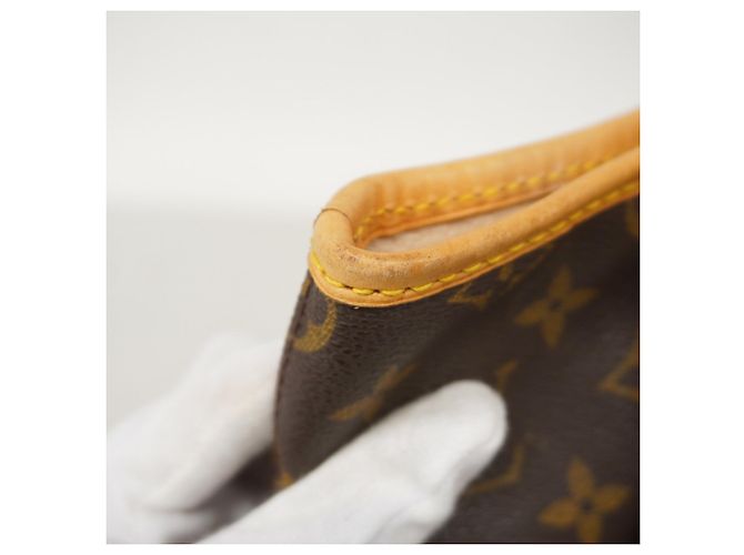 Borsa Tote Louis Vuitton Monogram Bucket GM M42236 Marrone - vista 7
