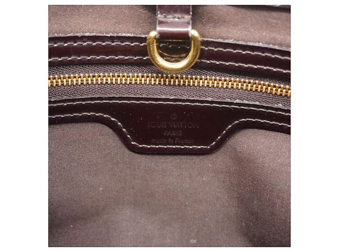 Borsa Louis Vuitton Vernis Wilshire PM Bordò - vista 5