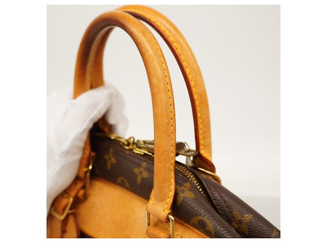 Borsa Louis Vuitton Monogram Deauville Marrone - vista 11