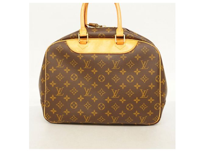 Borsa Louis Vuitton Monogram Deauville Marrone - vista 12