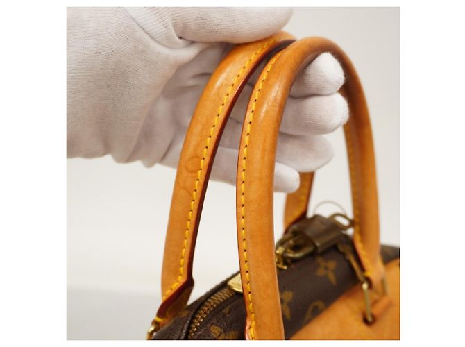 Borsa Louis Vuitton Monogram Deauville Marrone - vista 8