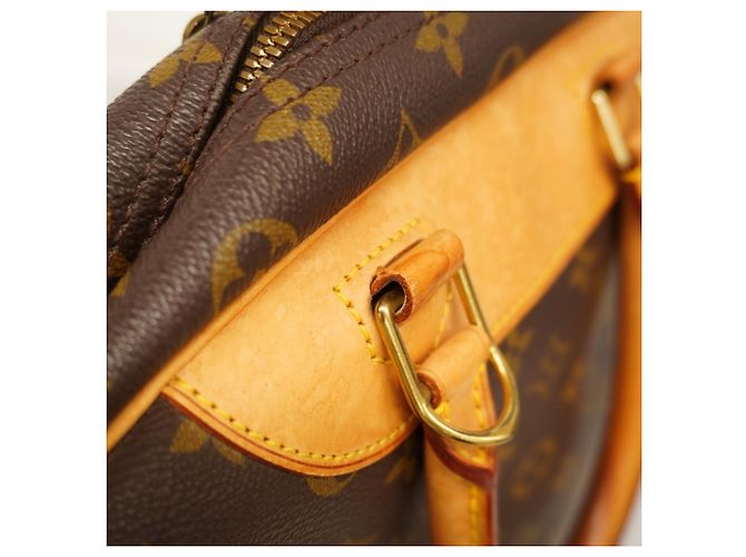 Borsa Louis Vuitton Monogram Deauville Marrone - vista 9