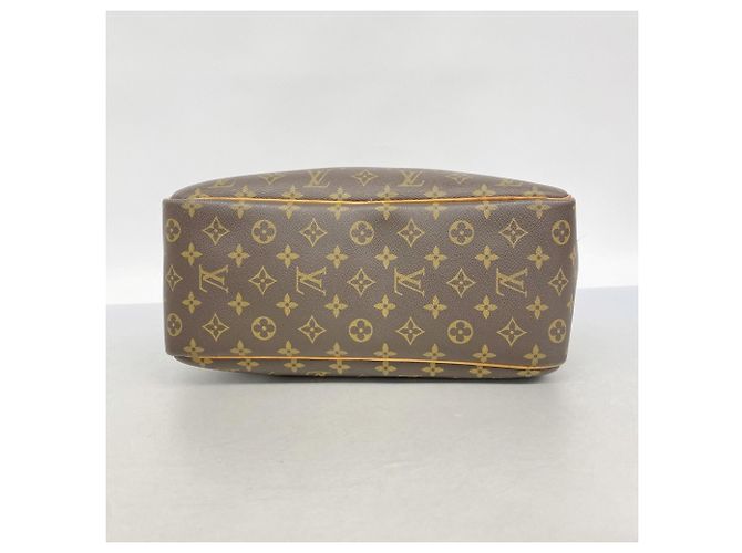 Borsa Louis Vuitton Monogram Deauville Marrone - vista 3