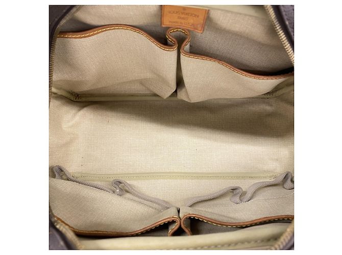 Borsa Louis Vuitton Monogram Deauville Marrone - vista 4