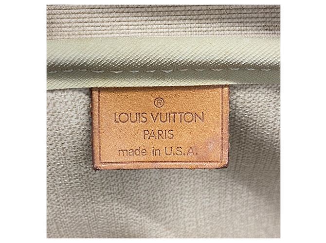 Borsa Louis Vuitton Monogram Deauville Marrone - vista 5