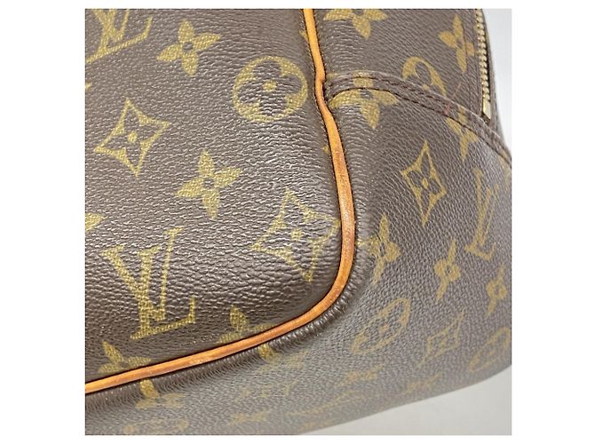 Borsa Louis Vuitton Monogram Deauville Marrone - vista 7