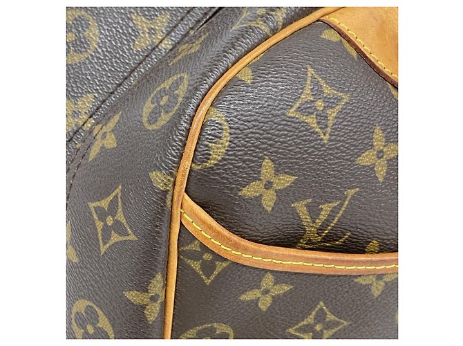 Borsa Louis Vuitton Monogram Deauville Marrone - vista 8