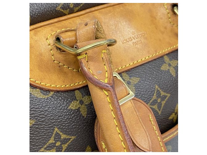 Borsa Louis Vuitton Monogram Deauville Marrone - vista 9