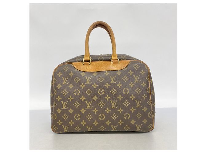 Borsa Louis Vuitton Monogram Deauville Marrone - vista 11