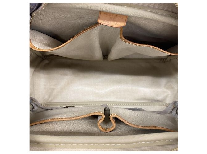 Borsa Louis Vuitton Monogram Deauville Marrone - vista 4