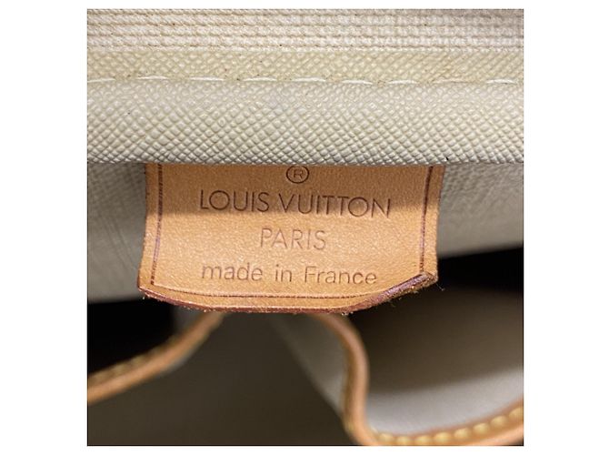 Borsa Louis Vuitton Monogram Deauville Marrone - vista 5