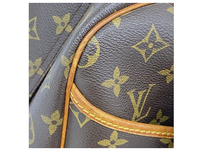 Borsa Louis Vuitton Monogram Deauville Marrone - vista 8