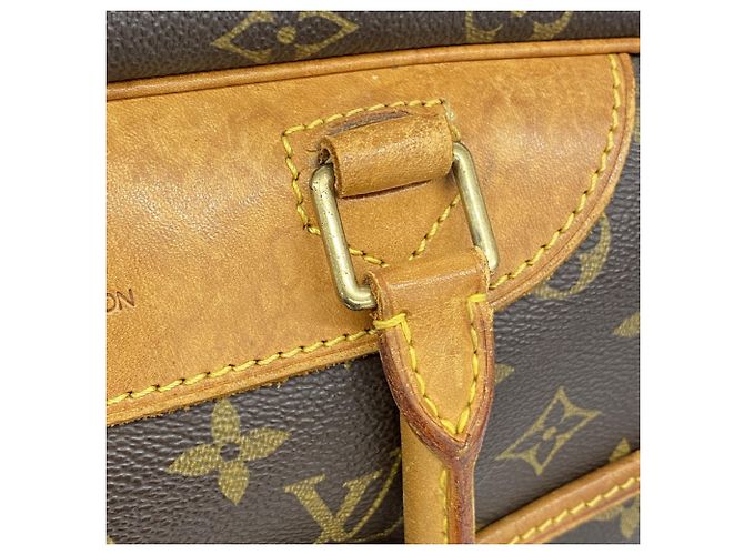 Borsa Louis Vuitton Monogram Deauville Marrone - vista 9
