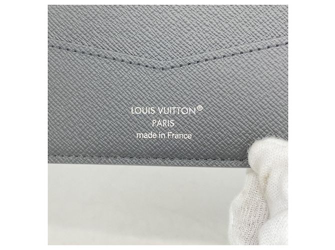 Portafoglio Slender Louis Vuitton Monogram Eclipse Nero - vista 4