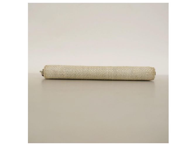 Cartera larga de tweed Chanel Deauville gris Castaño - vista 3