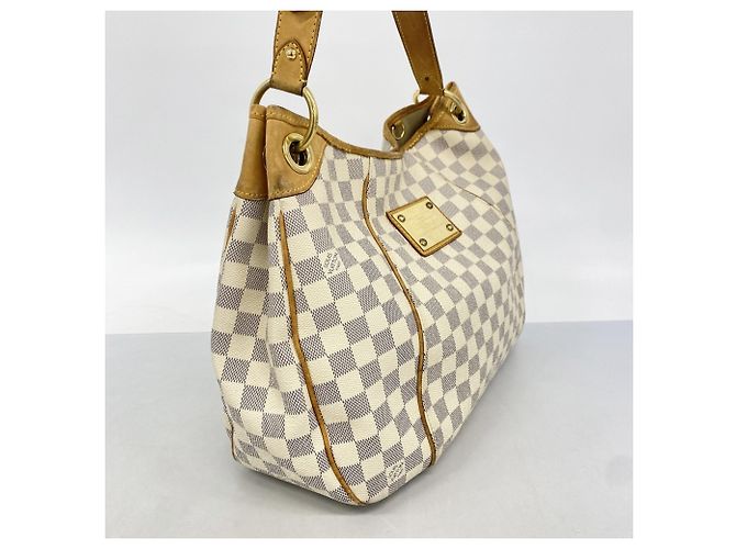 Borsa a Spalla Louis Vuitton Damier Azur Galliera PM Bianco - vista 2