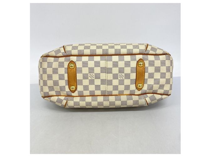 Borsa a Spalla Louis Vuitton Damier Azur Galliera PM Bianco - vista 3