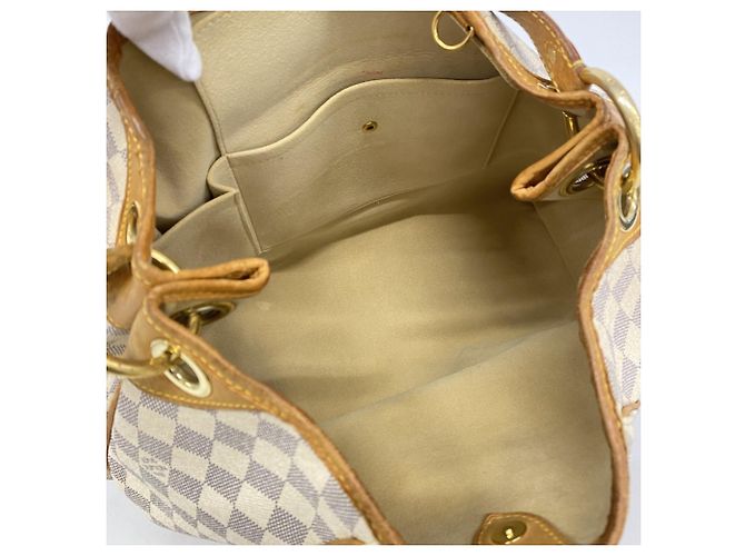 Borsa a Spalla Louis Vuitton Damier Azur Galliera PM Bianco - vista 4