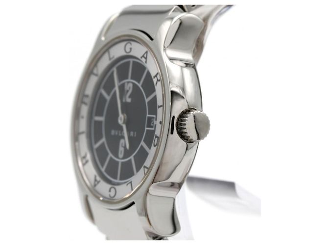 Bulgari Bvlgari Solotempo ST29S ST29BSSD Edelstahl-Quarzarmbanduhr - Ansicht 3