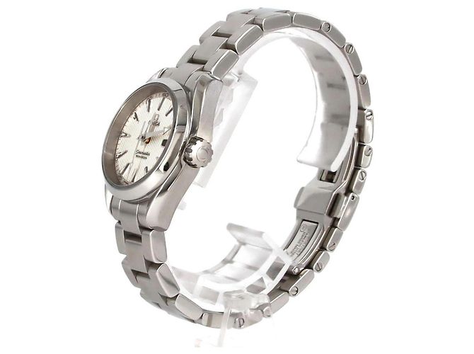 Omega Seamaster Aqua Terra Silver Quartz Armbanduhr - Ansicht 2