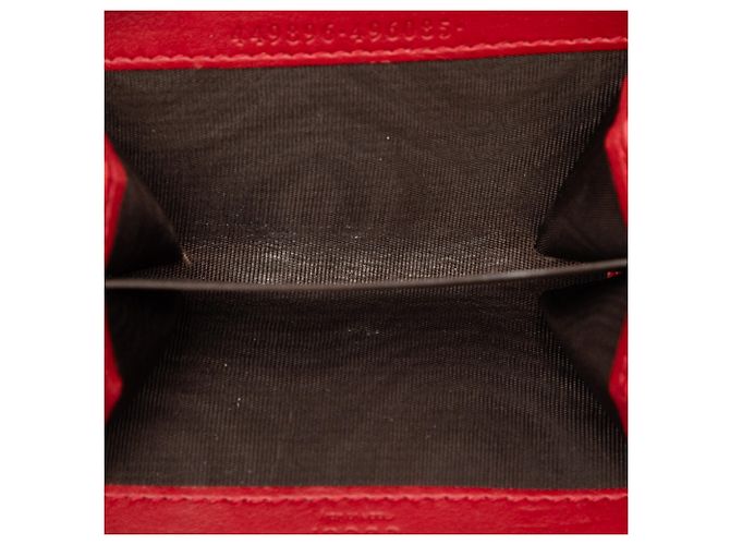 Portafoglio con zip Microguccissima rosso Gucci - vista 4