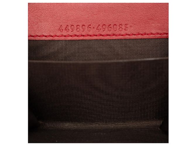 Portafoglio con zip Microguccissima rosso Gucci - vista 5