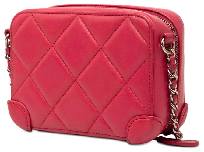 Camera Chanel Pink Mini Quilted Lambskin Covered CC Kamera Tasche - Ansicht 2