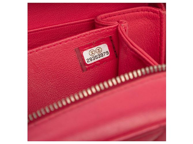 Camera Chanel Pink Mini Quilted Lambskin Covered CC Kamera Tasche - Ansicht 6