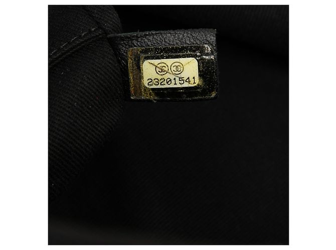 Chanel Deauville Tote aus Canvas Gray Small Braun Grau - Ansicht 6
