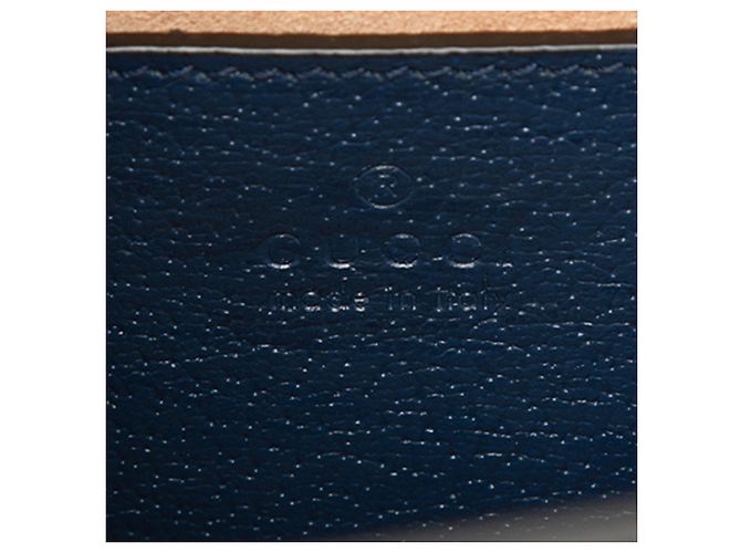 Bolsa Gucci Diana em couro de vitelo Bamboo azul, tamanho pequeno Azul escuro - vista 5