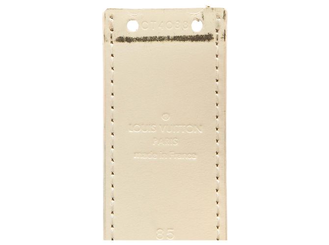 Louis Vuitton Gürtel White Damier Azur Weiß - Ansicht 5