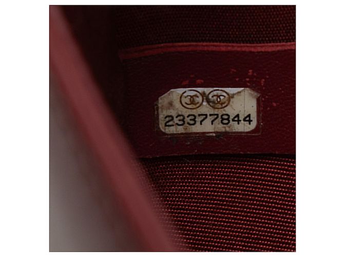 Giacca Chanel Red Small Quilted Lambskin and Braided Tweed Jacket Boy Flap Rosso Bordò - vista 6