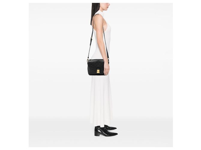 Louis Vuitton Pochette Metis in pelle Monogram Empreinte nero - vista 7