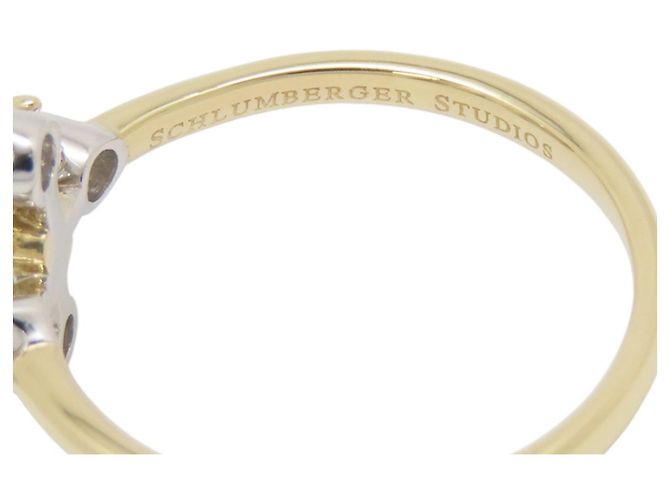 Tiffany & Co. Jean Schlumberger Diamant-Jubiläumsring Silber Golden - Ansicht 10