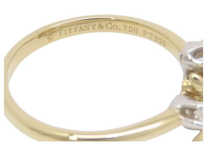Tiffany & Co. Jean Schlumberger Diamant-Jubiläumsring Silber Golden - Ansicht 9
