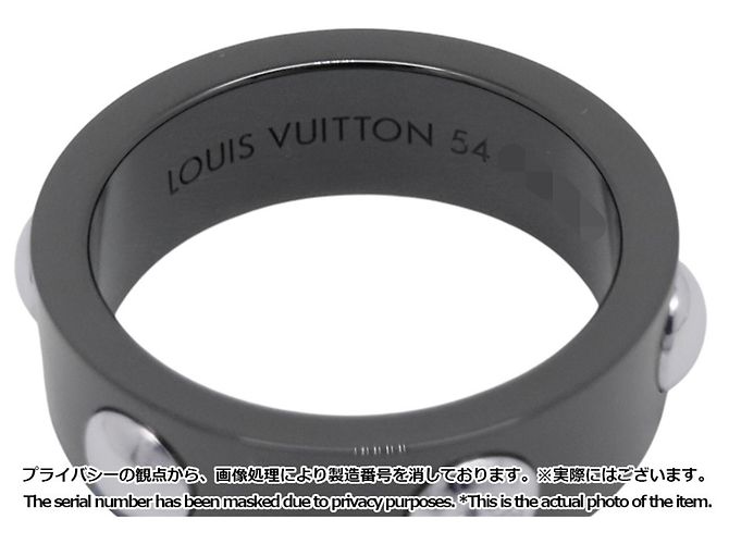 Louis Vuitton Petite Bague Crew Diamond Ring Schwarz - Ansicht 7