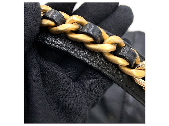 Borsa a Spalla con Catena Chanel CHANEL19 Nero - vista 14