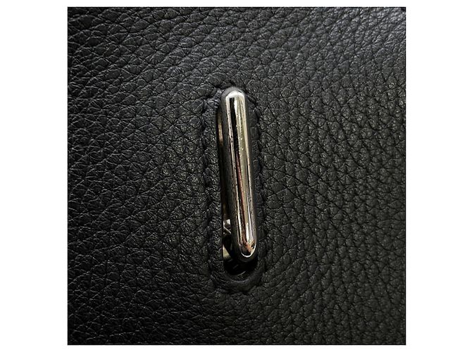 Hermès Borsa Hermes Jypsiere 31 in pelle Taurillon Clemence nera Nero - vista 12