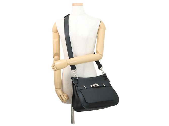 Hermès Borsa Hermes Jypsiere 31 in pelle Taurillon Clemence nera Nero - vista 4