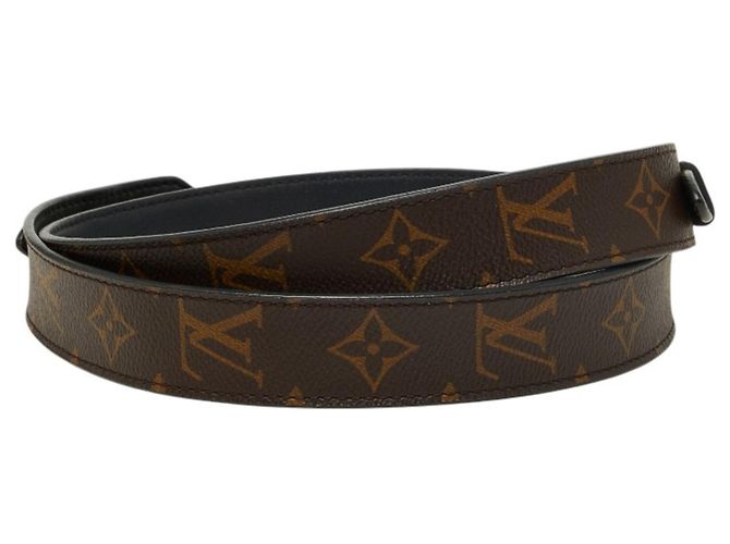 Correa de Hombro Monogram Louis Vuitton Castaño Negro - vista 3