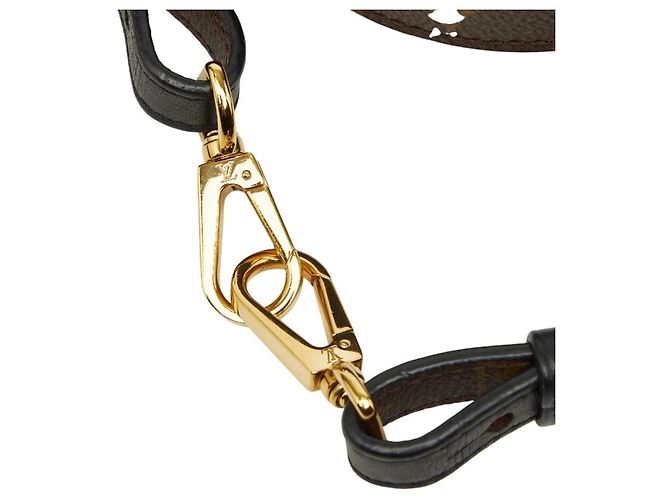 Correa de Hombro Monogram Louis Vuitton Castaño Negro - vista 4