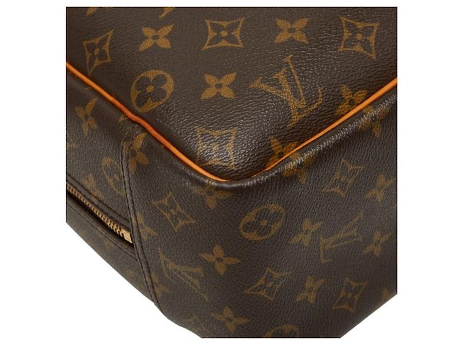 Borsa Louis Vuitton Monogram Deauville Marrone - vista 4