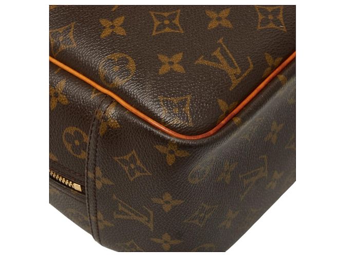 Borsa Louis Vuitton Monogram Deauville Marrone - vista 6