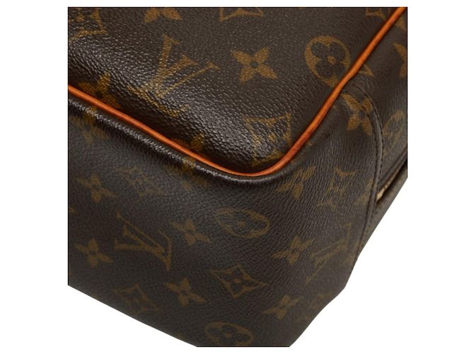 Borsa Louis Vuitton Monogram Deauville Marrone - vista 7