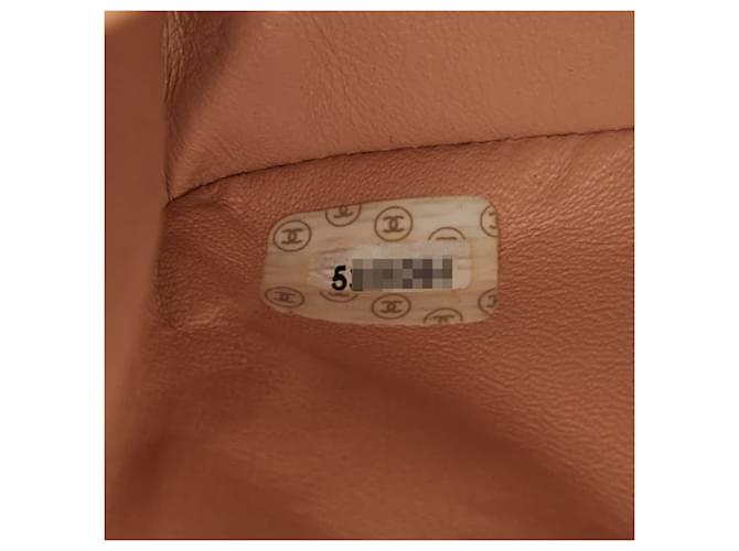 Borsa a tracolla Chanel Matelassé Coco Mark Chain Rosa Beige - vista 10